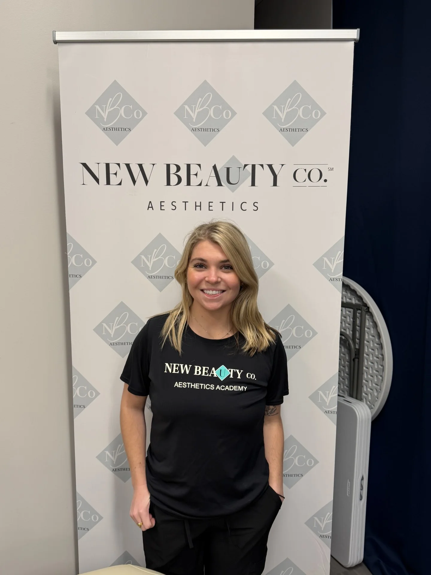 New Beauty Company Aesthetics Academy student